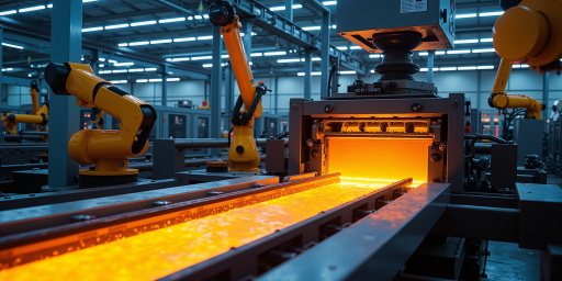 FLOBAL富禄伯乐品牌标识，工业设备制造商标志，橙色背景