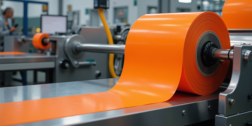 PISCOピスコ品牌标识，气动元件制造商标志，橙色背景