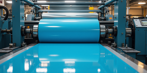 TOYO东洋品牌标识，工业设备制造商标志，蓝色背景